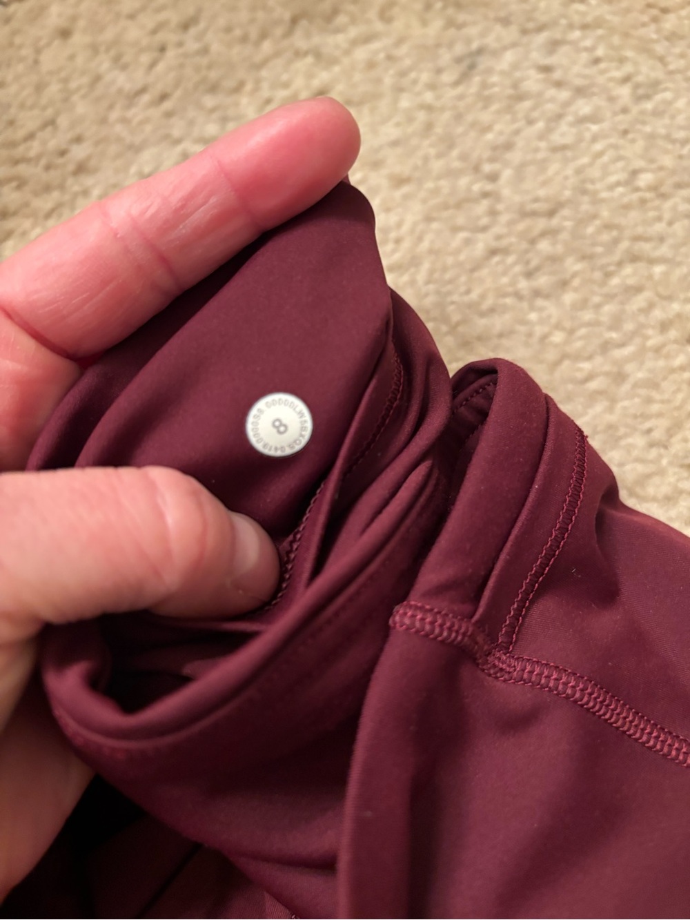 Lululemon Fast and Free 7/8, Sz 8 - Picture 2 of 5
